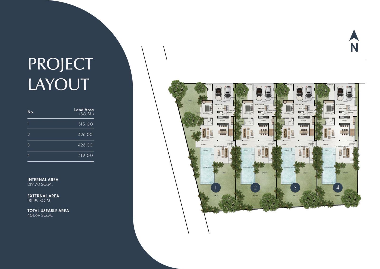 Grand Sea Through Luxury Villas master plan